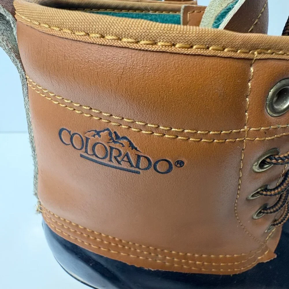 Colorado Duck Boots‎ Mens 8M Steel Shank Leather Thinsulaye